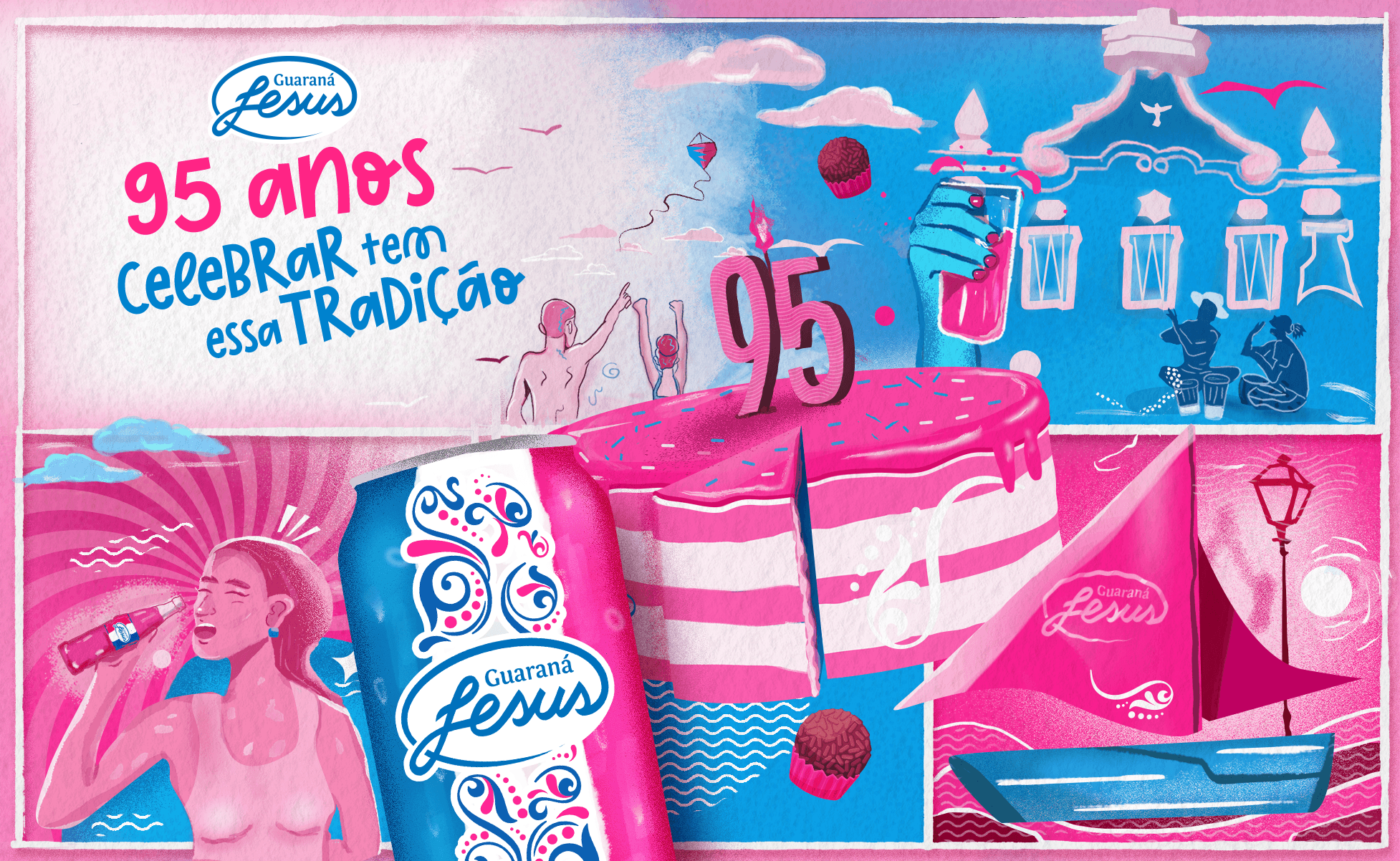 Guaraná Jesus 95 anos - Campanha